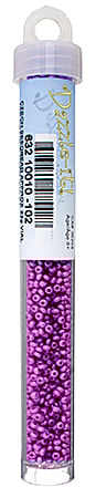 Czech Seed Bead Approx 22g Vial 10/0 - Purple Shades