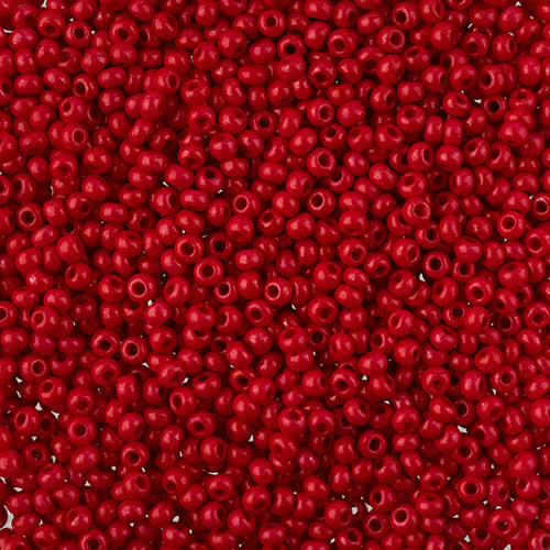 Czech Seed Bead Approx 22g Vial 10/0 - Red Shades