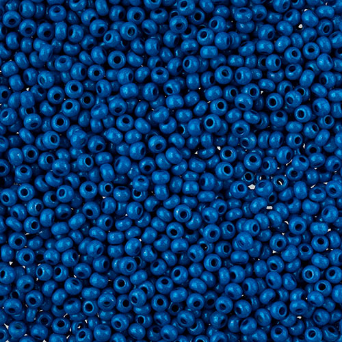 Czech Seed Bead Approx 22g Vial 10/0 - Blue Shades