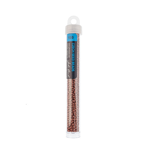 Czech Seed Bead Approx 22g Vial 10/0 - Brown Shades