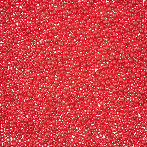 Czech Seed Bead Approx 22g Vial 10/0 - Red Shades