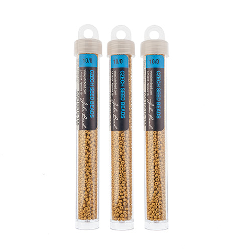 Czech Seed Bead Approx 22g Vial 10/0 - Yellow/Orange Shades