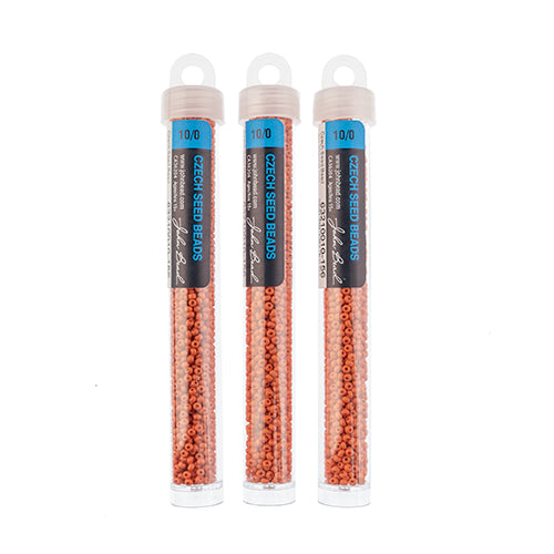 Czech Seed Bead Approx 22g Vial 10/0 - Yellow/Orange Shades