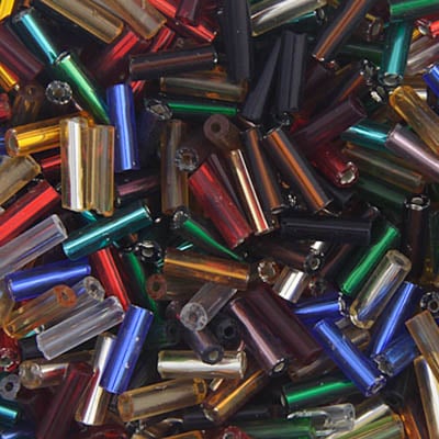 Czech Seedbead Approx 22g Vial # 3 Bugle Beads