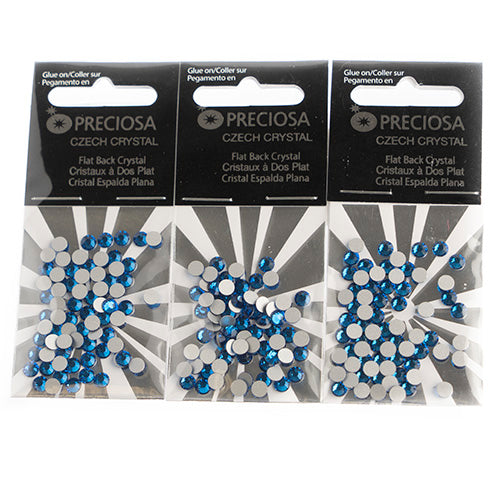 Preciosa Czech Crystal Viva 12 Flat Back SS16