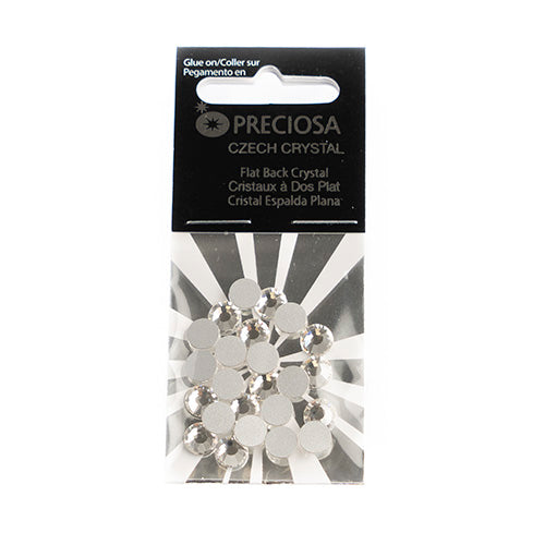 Preciosa Czech Crystal Viva 12 Flat Back SS30