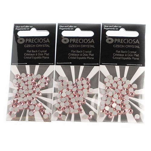 Preciosa Czech Crystal Viva 12 Flat Back SS16