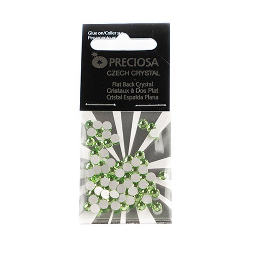 Preciosa Czech Crystal Viva 12 Flat Back SS16