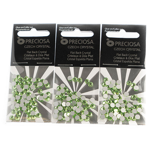 Preciosa Czech Crystal Viva 12 Flat Back SS16