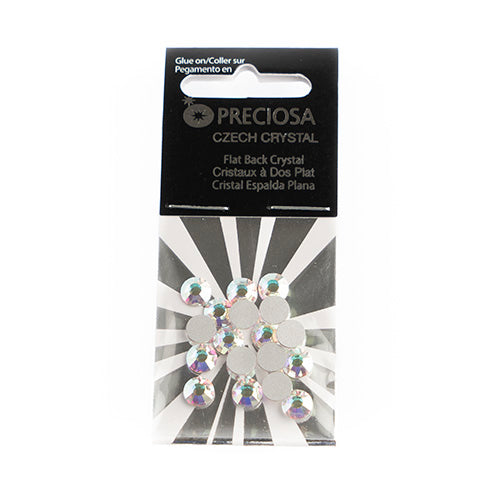Preciosa Czech Crystal Viva 12 Flat Back SS30