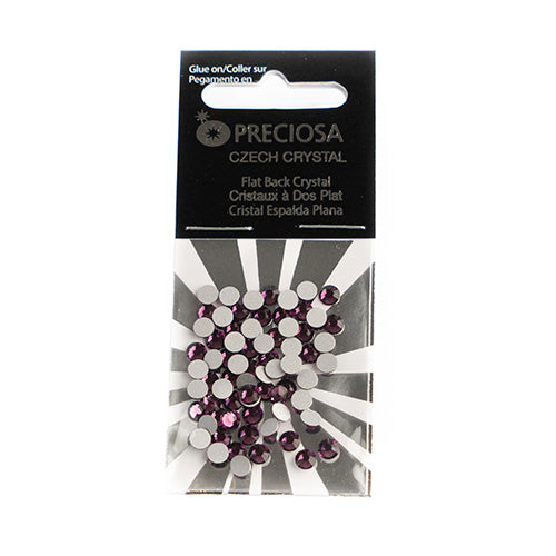 Preciosa Czech Crystal Viva 12 Flat Back SS16