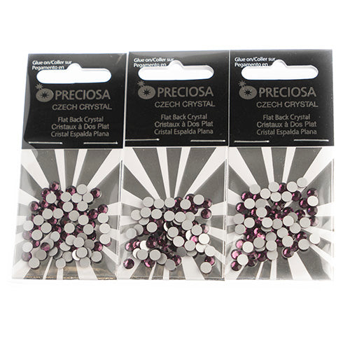Preciosa Czech Crystal Viva 12 Flat Back SS16