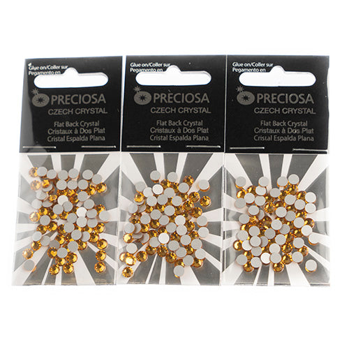Preciosa Czech Crystal Viva 12 Flat Back SS16