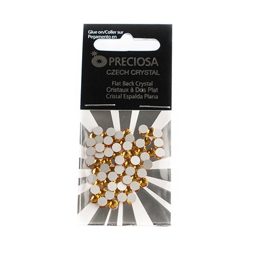 Preciosa Czech Crystal Viva 12 Flat Back SS16