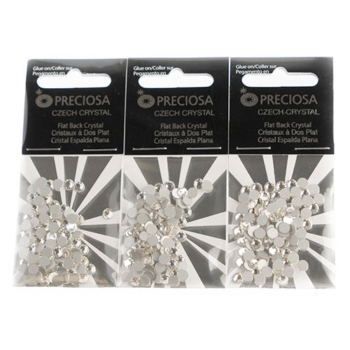 Preciosa Czech Crystal Viva 12 Flat Back SS16