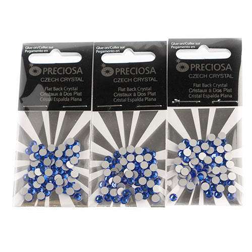 Preciosa Czech Crystal Viva 12 Flat Back SS16