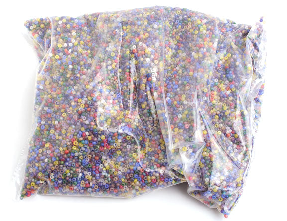Czech Seed Beads 10/0 Transparent - Multi Shades