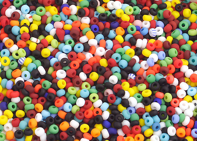 Czech Seed Beads 10/0 Opaque - Assorted Shades