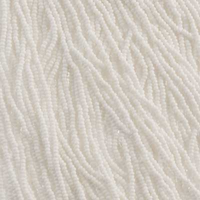 Czech Seed Beads 10/0 Opaque - White Shades