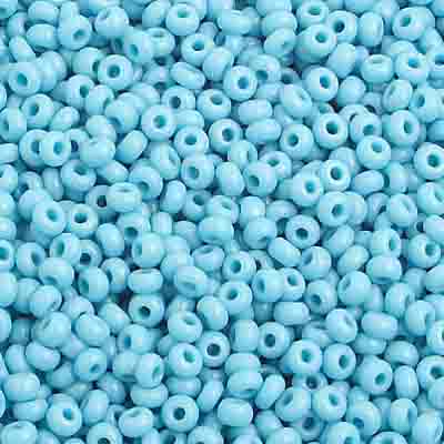 Czech Seed Beads 10/0 Opaque - Blue Shades