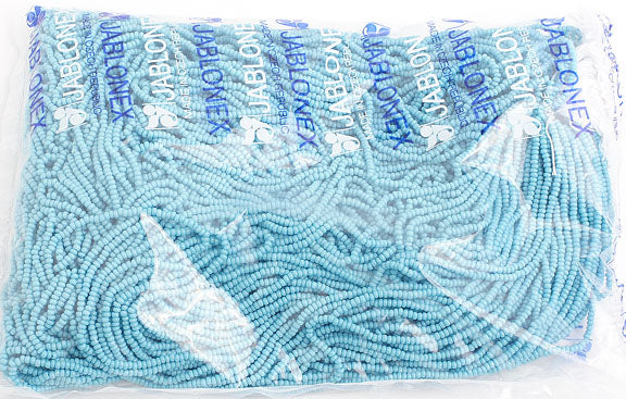 Czech Seed Beads 10/0 Opaque - Blue Shades