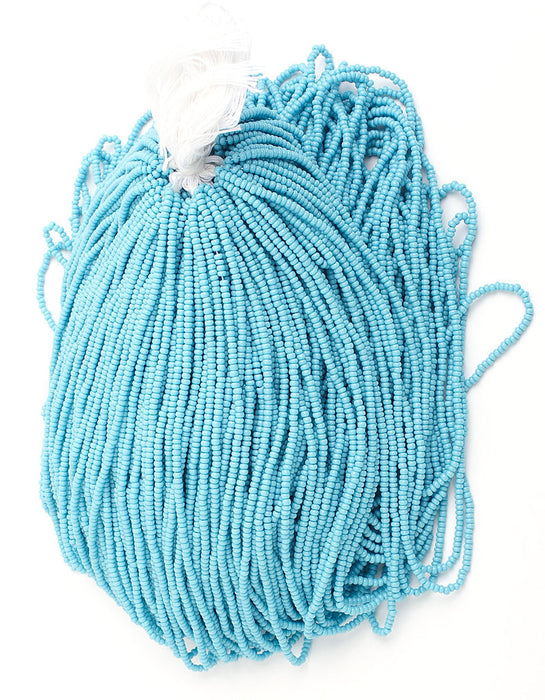 Czech Seed Beads 10/0 Opaque - Blue Shades