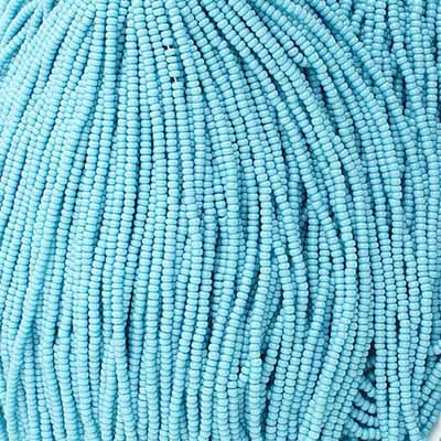 Czech Seed Beads 10/0 Opaque - Blue Shades