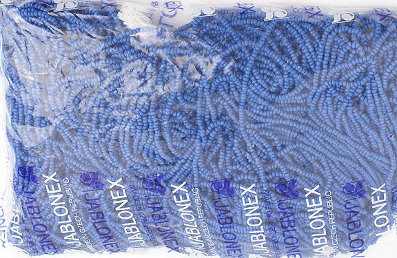 Czech Seed Beads 10/0 Opaque - Blue Shades