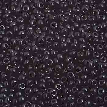 Czech Seed Beads 10/0 Opaque - Black/Grey Shades