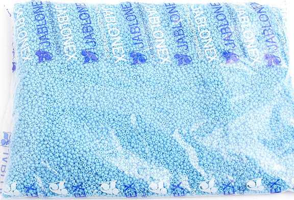 Czech Seed Beads 10/0 Opaque - Blue Shades