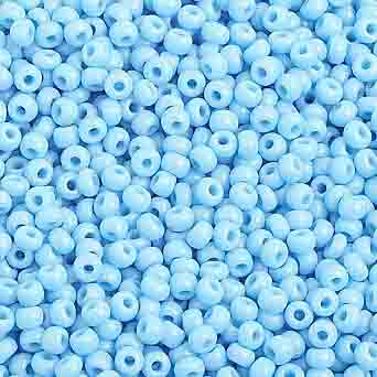 Czech Seed Beads 10/0 Opaque - Blue Shades