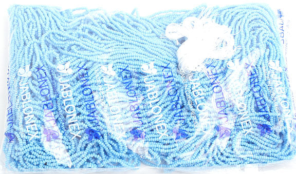 Czech Seed Beads 10/0 Opaque - Blue Shades