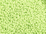 Czech Seed Beads 10/0 Opaque - Green Shades