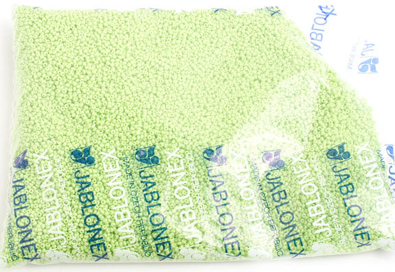 Czech Seed Beads 10/0 Opaque - Green Shades