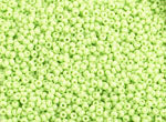 Czech Seed Beads 10/0 Opaque - Green Shades