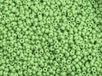 Czech Seed Beads 10/0 Opaque - Green Shades