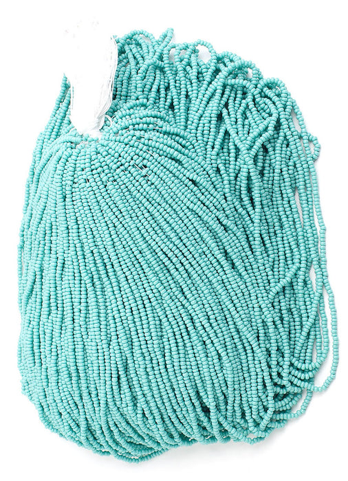 Czech Seed Beads 10/0 Opaque - Green Shades