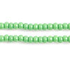 Czech Seed Beads 10/0 Opaque - Green Shades