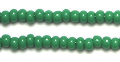 Czech Seed Beads 10/0 Opaque - Green Shades
