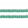 Czech Seed Beads 10/0 Opaque - Green Shades