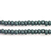 Czech Seed Beads 10/0 Opaque - Green Shades