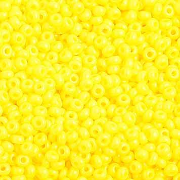 Czech Seed Beads 10/0 Opaque -Yellow/Orange Shades