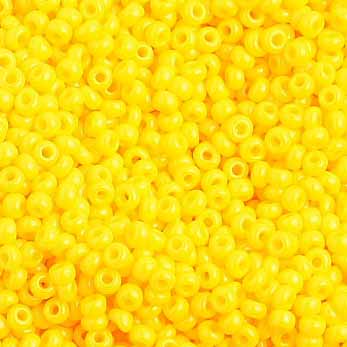 Czech Seed Beads 10/0 Opaque -Yellow/Orange Shades