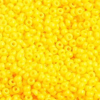 Czech Seed Beads 10/0 Opaque -Yellow/Orange Shades