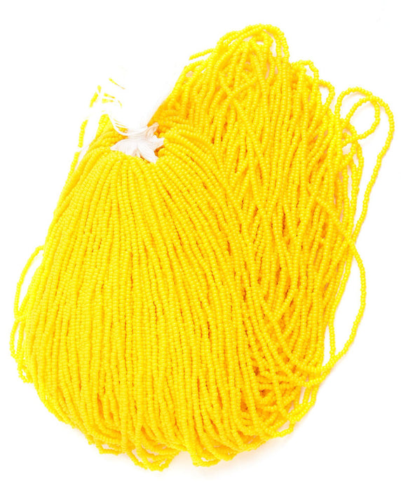 Czech Seed Beads 10/0 Opaque -Yellow/Orange Shades
