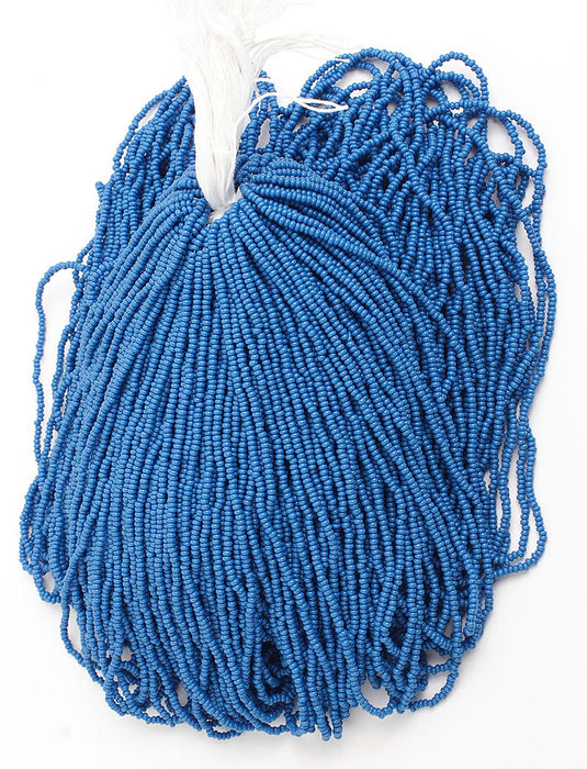 Czech Seed Beads 10/0 Opaque - Blue Shades
