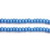 Czech Seed Beads 10/0 Opaque - Blue Shades