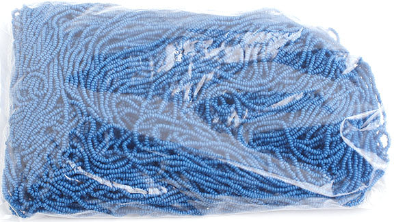 Czech Seed Beads 10/0 Opaque - Blue Shades