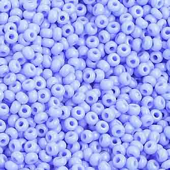 Czech Seed Beads 10/0 Opaque - Blue Shades