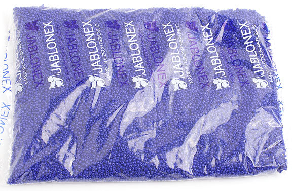 Czech Seed Beads 10/0 Opaque - Blue Shades